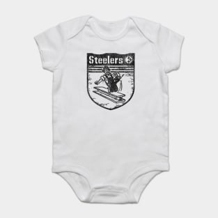 Pittsburgh Steelers Vintage Baby Bodysuit